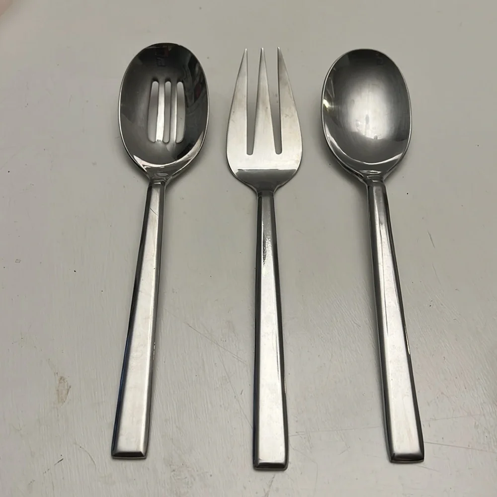 Reed Barton Addison Optima Everyday Stainless 3 Piece Serve utensils